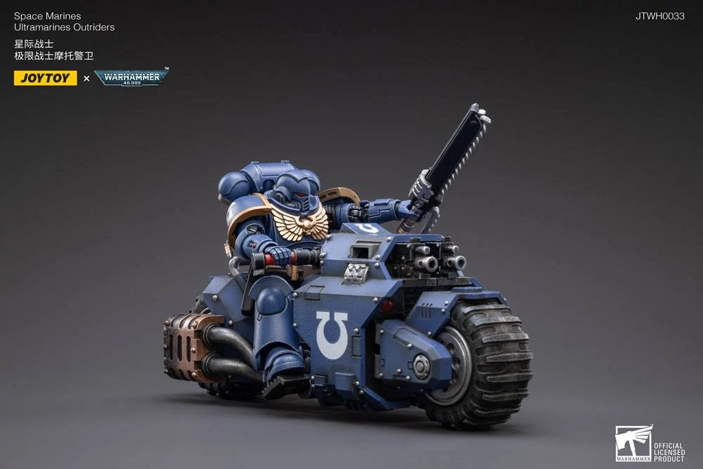 Warhammer 40k 1/18 Jármű + Figura - Ultramarines Outriders Brother Catonus + Bike