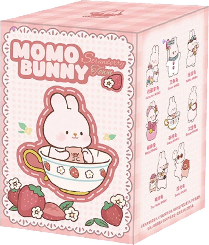 Momo Bunny Figura - Strawberry Town 10 cm