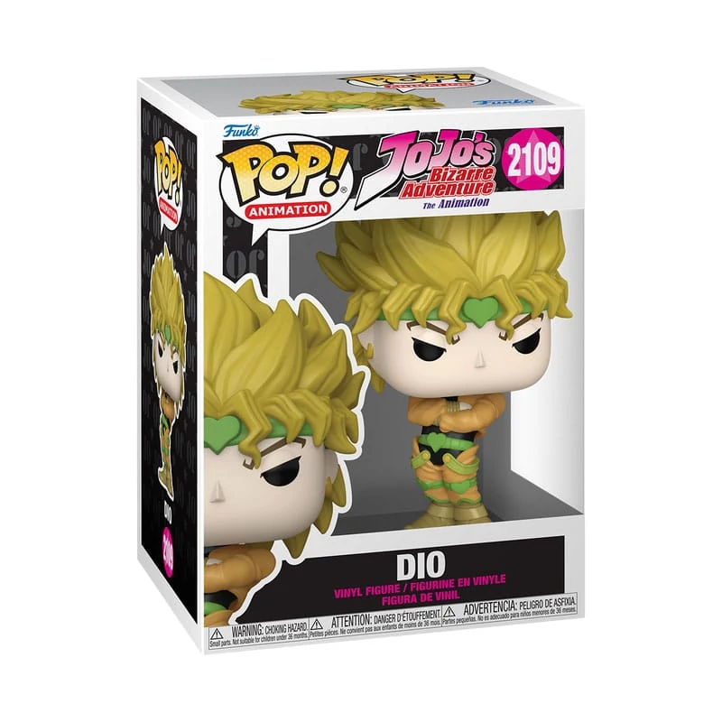 JoJo's Bizarre Adventure Funko POP! Animation Vinyl Figura - DIO 9 cm #2109