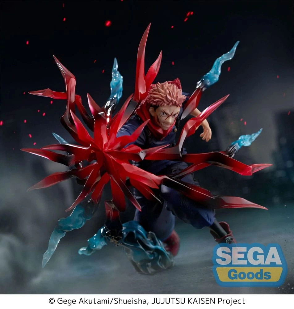 Jujutsu Kaisen Luminasta PVC Szobor - Yuji Itadori Black Flash 16 cm