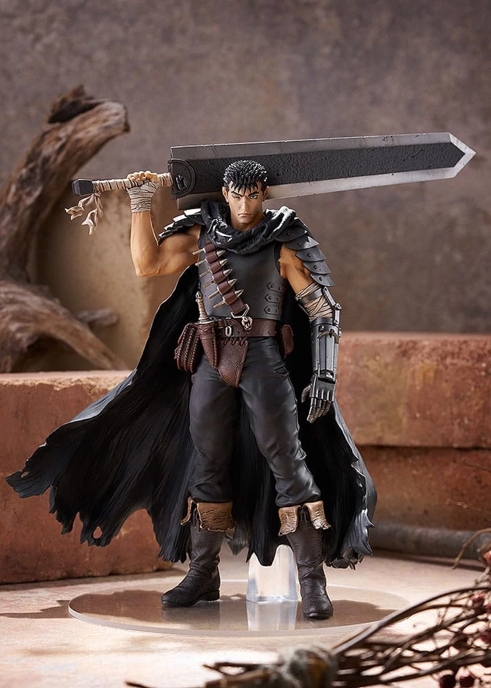 Berserk Pop Up Parade L PVC Szobor - Guts (Black Swordsman) 22 cm