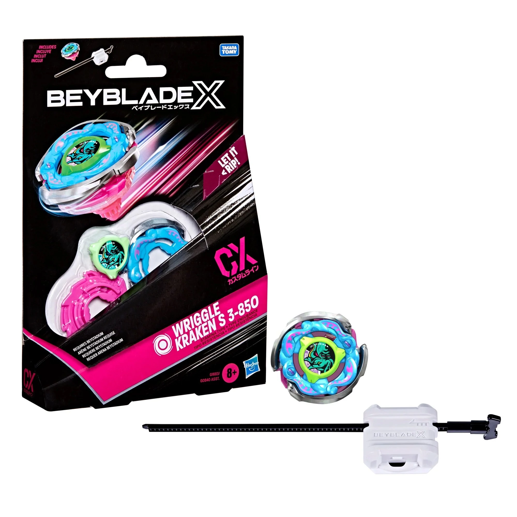 Beyblade X Starter Pack - Wriggle Kraken S 3-85O CX