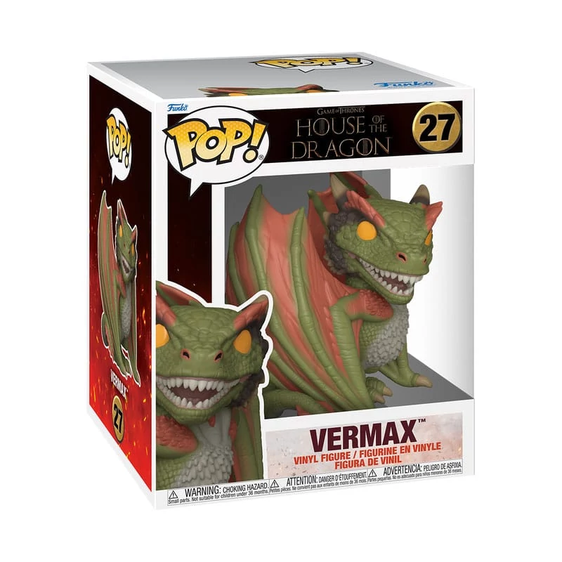 House of the Dragon Funko Super Sized POP! Figura - Vermax 15 cm #27