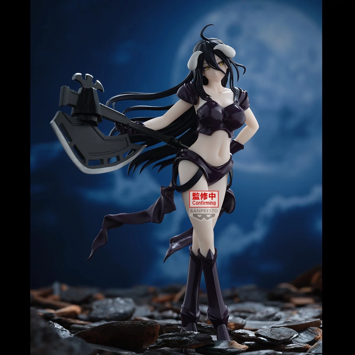 Overlord PVC Szobor - Albedo w/ Weapon 20 cm