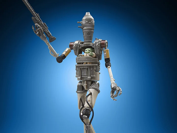 The Mandalorian Vintage Collection Akciófigura - IG-12, Grogu & Anzellan 10 cm