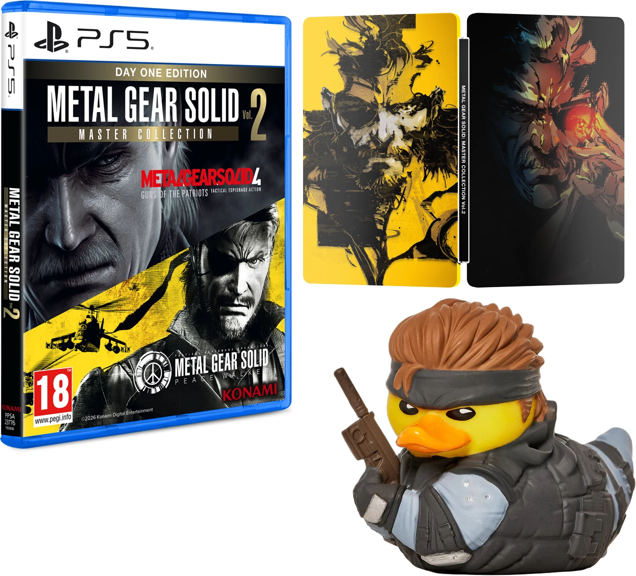 Metal Gear Solid Master Collection Vol. 2 (PS5) + ajándék Steelbook és figura
